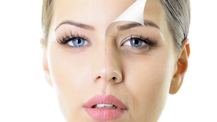 Aging - Anti-Aging side by side comparison Aging - Anti-Aging side by side comparison